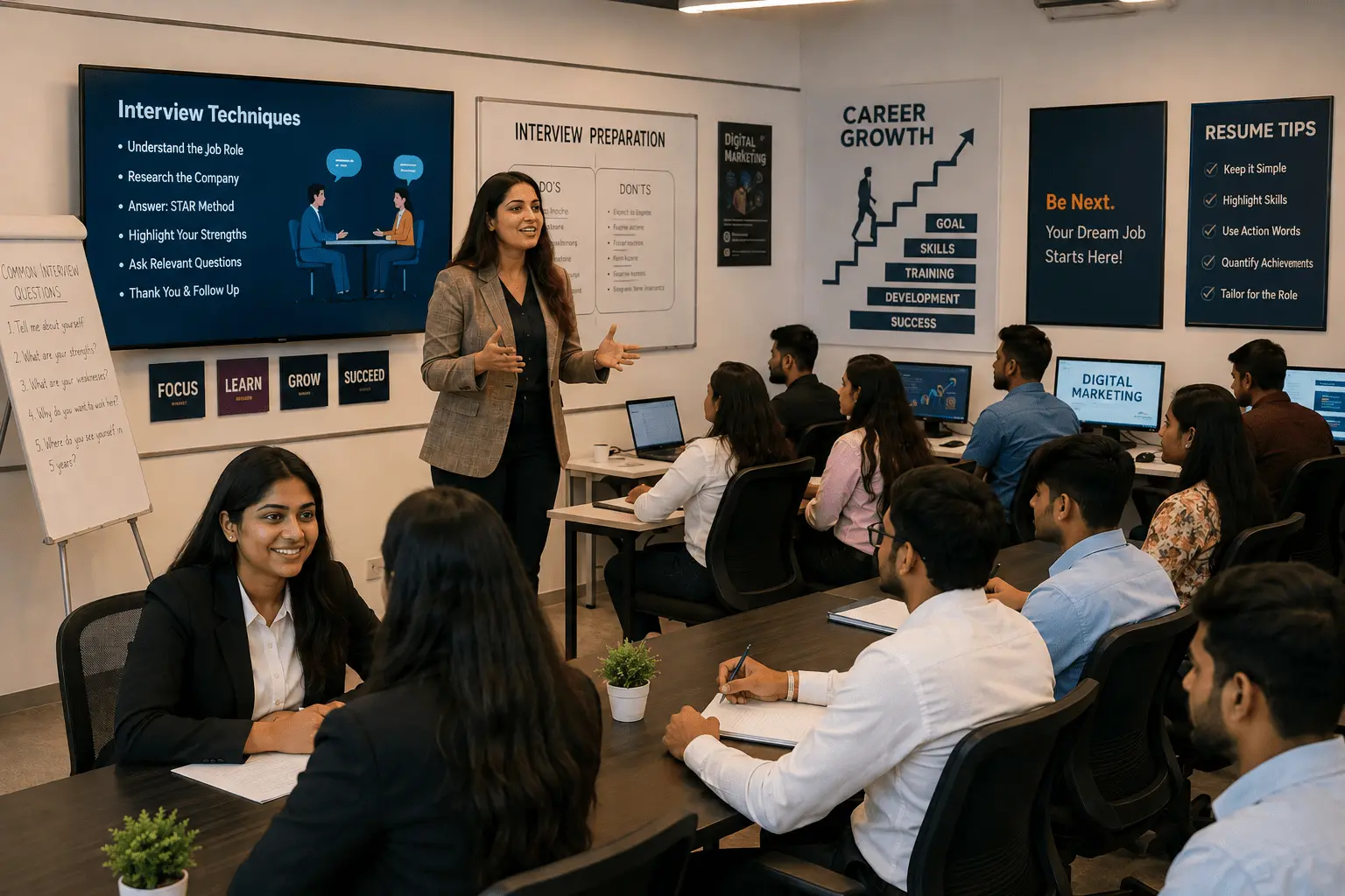 Interview preparation training